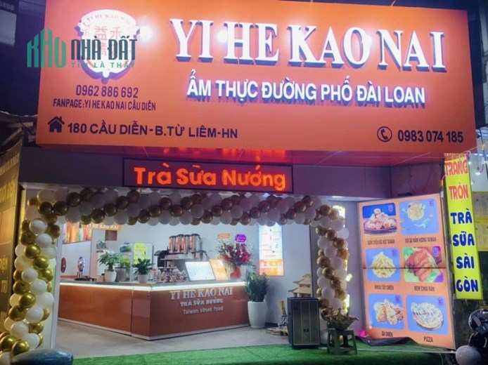 Mình nhượng lại quán trà sữa nướng, đồ ăn nhanh của hãng Yi He Kao Nai, Thực sự là rất rất tiếc ý…