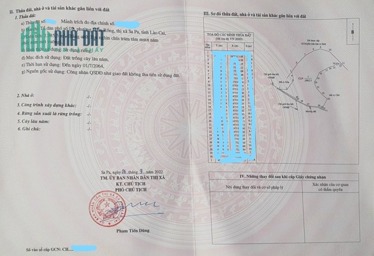 CỰC VIP- Đất nền Sa Pa vị trí đắc địa gần trung tâm, cửa ngõ đón khách du lịch