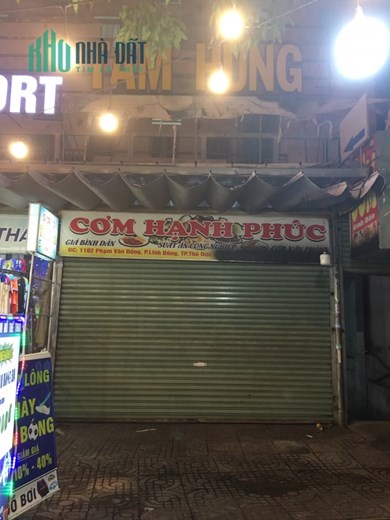 CHÍNH CHỦ CẦN SANG NHƯỢNG QUÁN CƠM ĐƯỜNG PHẠM VĂN ĐỒNG, P.LINH ĐÔNG, TP THỦ ĐỨC, TPHCM