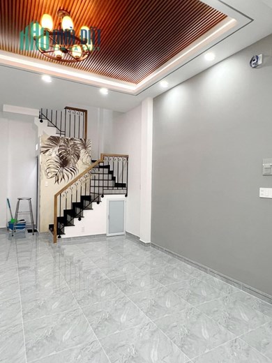 Nhà mới mặt tiền hẻm 4m Nguyễn Thị Tần p2 q8 giá 6tỷ4