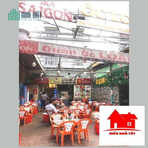 Mặt Tiền thuê 50tr Ngang 9m 170m2 Đường Vĩnh Khánh Quận 4  Giá chỉ 12,5tỷ.