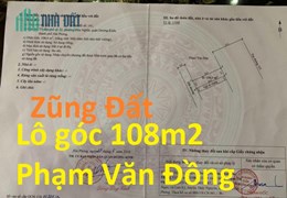 Lô góc 108m2  mặt đường Phạm Văn Đồng , Dương Kinh Hải Phòng Hơn  30 tr/m2