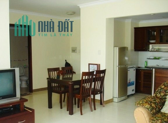 cho thuê CHCC Phúc Thịnh, Q.5, 89m2, 2Pn, 2WC, đầy đủ nội thất