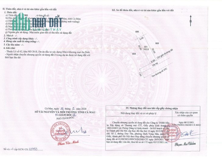 BÁN NHANH nền thổ cư vị trí đẹp tại KĐT Happy Home, phường Tân Thành, TP Cà Mau