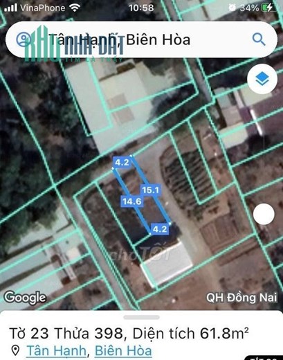 Chính chủ cần bán gấp lô đất full thổ cư-vị trí đắc địa nhất khu vực TP Biên Hòa - Đồng Nai