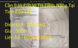 Cần Bán Đất Vị Trí Tiềm Năng Tại Tỉnh Đắk Lắk
