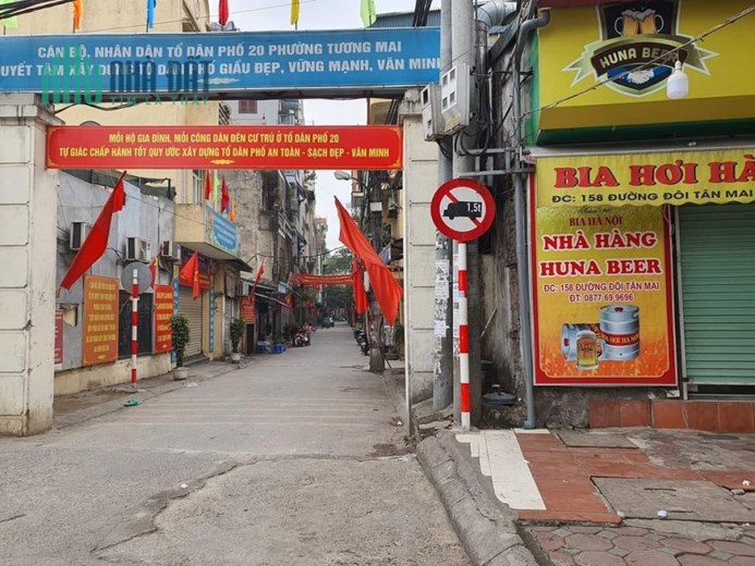 Nhà tân mai - Hoàng Mai 35m2*5 Tầng ngõ rộng giá 3.9 Tỷ