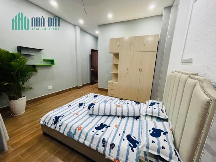 Bán Nhà Phạm Văn Chiêu Gò Vấp Hẻm Xe Hơi 4 Tầng Giá 5 Tỷ 7