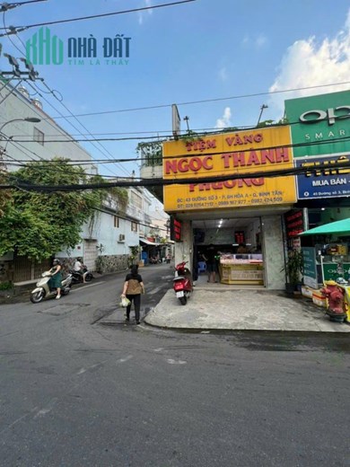 Mặt tiền kinh doanh Miếu Bình Đông Bình Tân,3 tầng Nhỉnh 3 tỷ