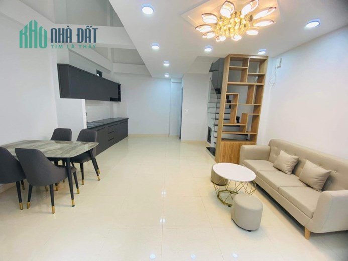 NHÀ SIÊU MỚI /1 Lê Quang Định  Bình Thạnh 40m2 Ngang 4,5m, 5 tầng, vuông vức chỉ 7tỷ 4
