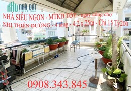 ⚡️💥..NHÀ SIÊU NGON - MTKD TỐT - NGAY CỔNG CHỢ NHỊ THIÊN ĐƯỜNG - 4 TẦNG - 4.2 X 25M - CHỈ 15 TỶ200