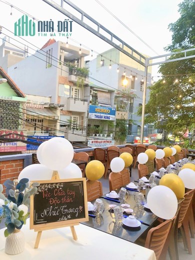 SANG QUÁN NHẬU 1 TRỆT 1 LẦU, VIEW ROOFTOP. 2 MẶT TIỀN QUẬN TÂN BÌNH