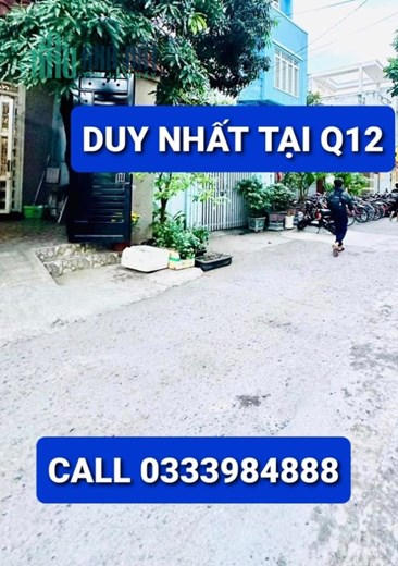 GẤP - Mặt Tiền TA Thới An Q12 TPHCM 222m2 có 10 tỷ