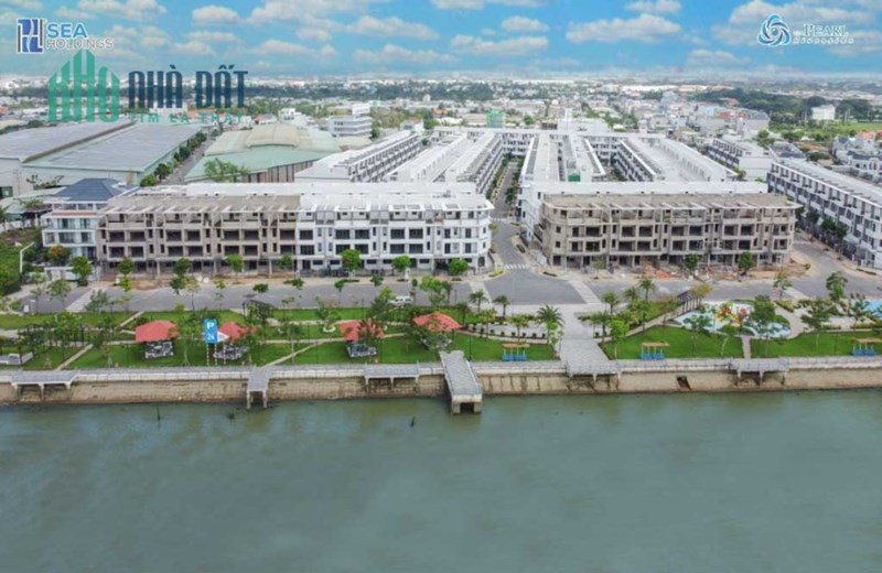 Nhà phố bờ sông The Pearl – Bến Lức Long An siêu đẹp giá rẻ