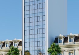 Cho Thuê Tòa Nhà Văn Phòng Vip 9 Tầng Mặt Phố Hoàng Ngân.dt 222M2, Mt 10M. Giá 15.000Usd/th
