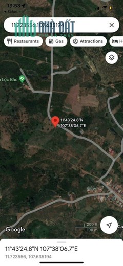 Bán 2 Lô đất đường ĐT 725, X.Lộc Bắc, H.Bảo Lâm, Lâm Đồng