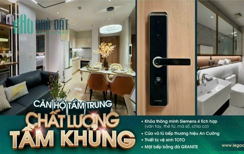 Căn Hộ Cao Cấp Gía Rẻ Legacy Prime TP Thuận An Bình Dương