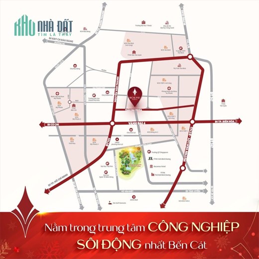 Đất nền giá rẻ tại Hòa Lợi Bến Cát Bình Dương
