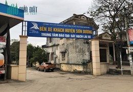 Bán đất trung tâm thị trấn Sơn Dương, Tuyên Quang. Giá 25 tr/m2. Chỉ 100m ra Bến xe khách Sơn Dương
