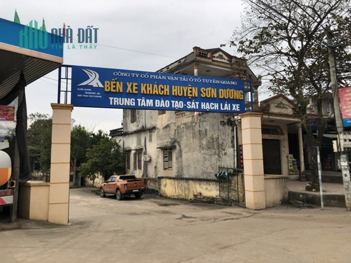 Bán đất trung tâm thị trấn Sơn Dương, Tuyên Quang. Giá 25 tr/m2. Chỉ 100m ra Bến xe khách Sơn Dương