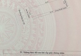 MẶT TIỀN ĐƯỜNG HOÀ AN 23 – KHU TĐC PHƯỚC LÝ 2 -  QUẬN CẨM LỆ