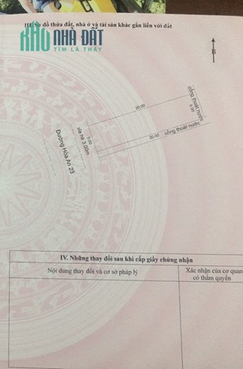 MẶT TIỀN ĐƯỜNG HOÀ AN 23 – KHU TĐC PHƯỚC LÝ 2 -  QUẬN CẨM LỆ
