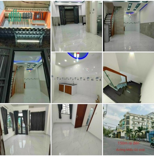 Bán nhà đẹp đường Miếu Gò Xoài, Bình Tân, 33m2, Ngang hơn 4m, 2 tầng, 2PN 2WC, chỉ 3.25 tỷ TL chính