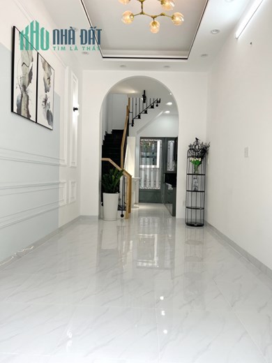 Nhà mới xây 4 tầng hẻm ôtô 14 Nguyễn Duy P9Q8 giá 5,2 tỷ TL