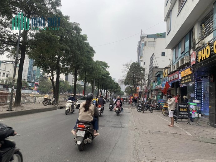 Hiếm! Bán đất MP Khương Đình,Thanh Xuân 100m2 x MT 5m, 2 mặt đường, vỉa hè rộng,