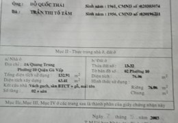 Chính chủ cần bán nhà ở 41/26 Nguyễn Oanh, phường 10, quận Gò Vấp, TPHCM.