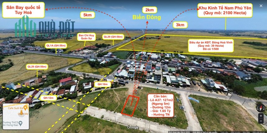 Suất Đầu Tư Duy nhất Tại Nam Phú Yên 139m2 Chỉ Với 1,79 tỷ