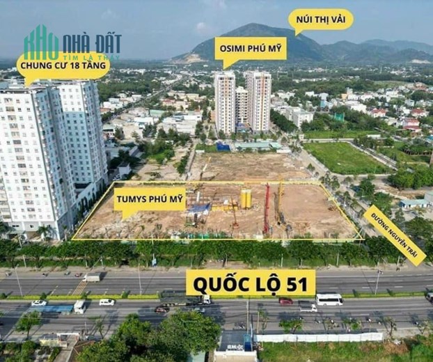 Căn hộ Cao Cấp Tumys Ngay trung tâm thị xã Phú Mỹ- Mặt tiền Quốc lộ 51