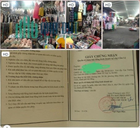 ⭐Cần nhượng ki ôt trong chợ Cẩm Lệ, Đà Nẵng; 0905224207