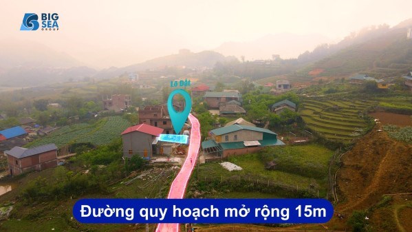 Đất nền Sa Pa mặt đường trung tâm View thung lũng ruộng bậc thang cực đẹp