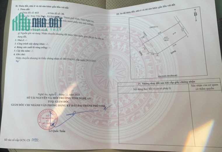 Bán lô GÓC 141m2 đường Bùi Dương Lịch, khu đấu giá Yên Bình, Hưng Đông.