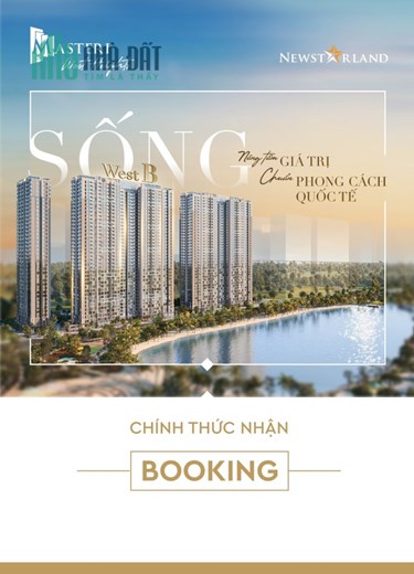 CHÍNH THỨ NHẬN BOOKING TÒA THÁP WEST B - MASTERI WEST HEIGHTS: SIÊU PHẨM SỞ HỮU VIEW HỒ ĐẸP NHẤT