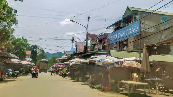 Bán đất Đường chính Ql2c, Tuyên Quang. Cách Đình Hồng Thái 500m. Dân cư sầm uất. giá chỉ 45 tr/m2