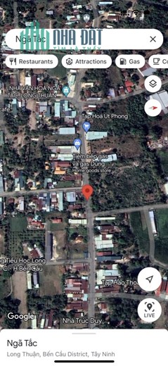 Bán lô đất mặt tiền đường Ngã Tắc, Long Thuận, Bến Cầu, Tây Ninh