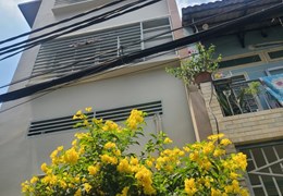 Bán  nhà 2 lô góc 2 mặt thoáng , Nguyễn Bặc, P. 4, Q. TB, HXH, 76m2