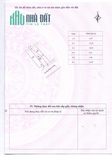 Bán 171.6 m2 đất tặng nhà cấp 4  mặt Hùng Vương Đồng Tâm, Vĩnh Yên giá: 6,4 Tỷ.
