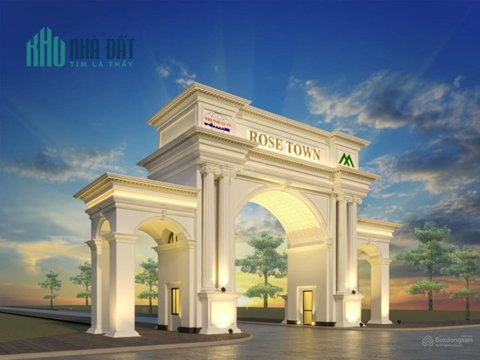 Còn 02 suất ngoại giao CC Rose Town - 2PN diện tích 78 m2 giá 1,9 tỷ view Đông Nam
