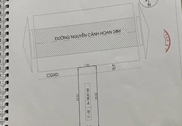 Lô đất đẹp 186m2 mặt đường Nguyễn Cảnh Hoan - P. Quán Bàu