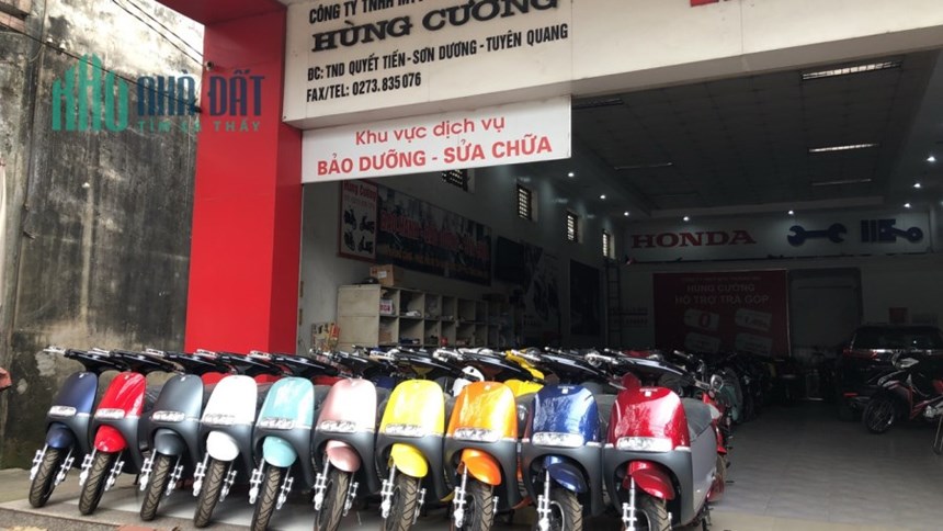 Bán khu đất thị trấn Sơn Dương, Tuyên Quang. Cạnh xe máy Hùng Cường. Làm kinh doanh tốt. giá chỉ 45