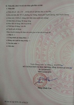 Bán khu đất thị trấn Sơn Dương, Tuyên Quang. Cạnh xe máy Hùng Cường. Làm kinh doanh tốt. giá chỉ 45