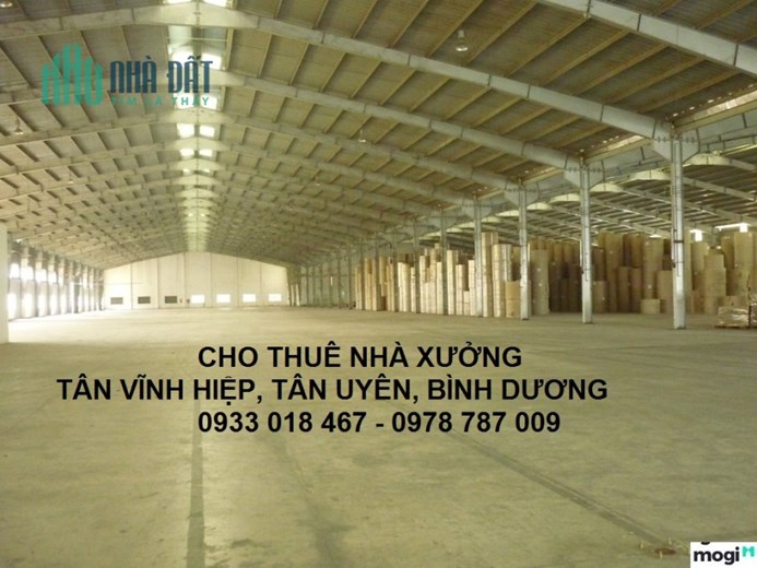 Cần cho thuê nhà xưởng đường DX/ĐX tân vĩnh hiệp, tân uyên, bình dương giá rẻ. Gọi ngay