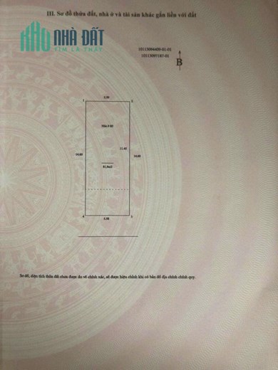 BÁN NHÀ PHÂN LÔ TRUNG TÂM CẦU GIẤY, GẦN CÔNG VIÊN NGHĨA ĐÔ. 82M2 MẶT TIỀN 6M.
