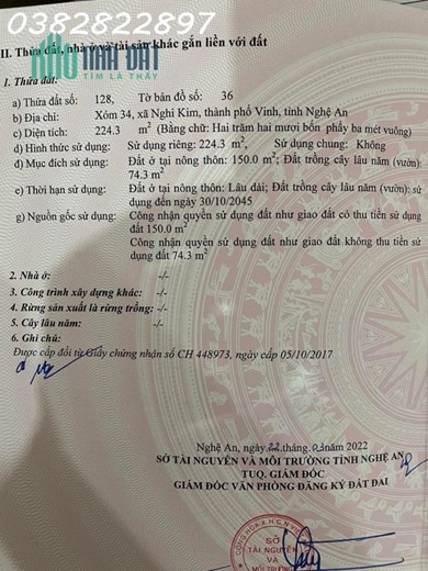 Mảnh đất ở trên trục đường Xuân tiến, Xã Nghi Kim, Tp Vinh, Nghệ An.