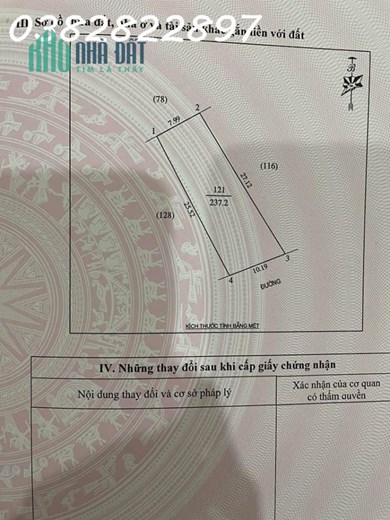 Mảnh đất ở trên trục đường Xuân tiến, Xã Nghi Kim, Tp Vinh, Nghệ An.