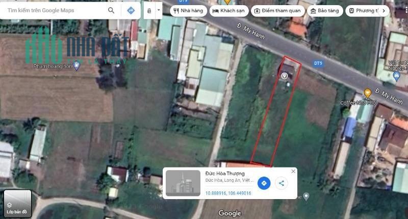 Chính chủ cần cho thuê đất mặt tiền tỉnh lộ 9-Đức Hòa-Long An