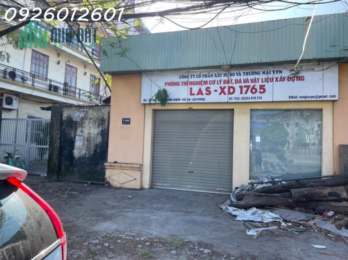 Chính chủ cho thuê 800 m2 đất mặt đường Nguyễn Bỉnh Khiêm Hải An Hải Phòng.
